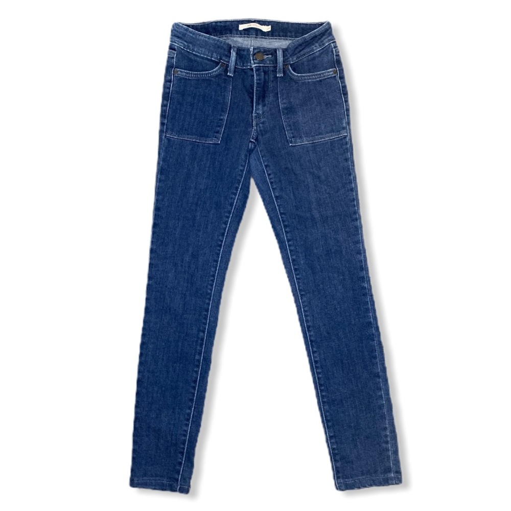 Levi’s 711 Blue Retro Deep Pocket Skinny Jeans